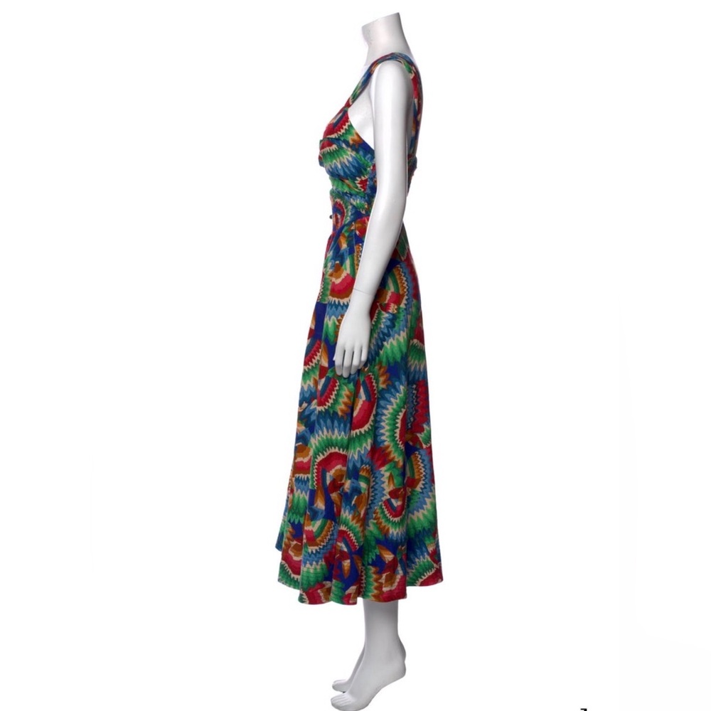 FARM Rio Colorful Patterned Midi Dress size small - Picture 3 of 4